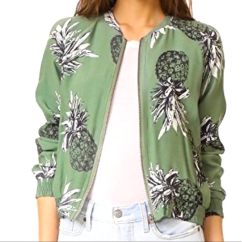 BB Dakota pineapple bomber jacket